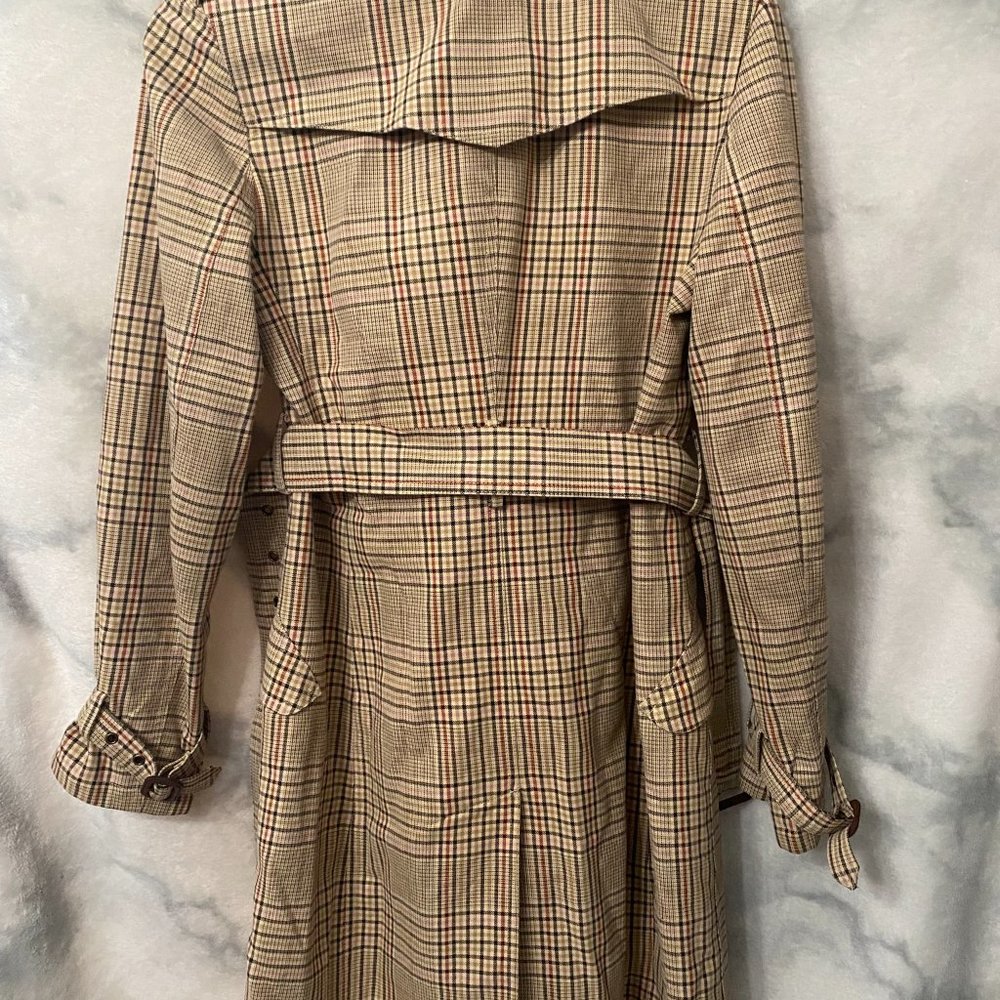 Express Plaid Trench Coat - Picture 5 of 14